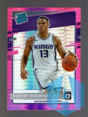 2020-21 Panini Donruss Optic Rated Hyper Pink Prizm Robert Woodard II Rookie